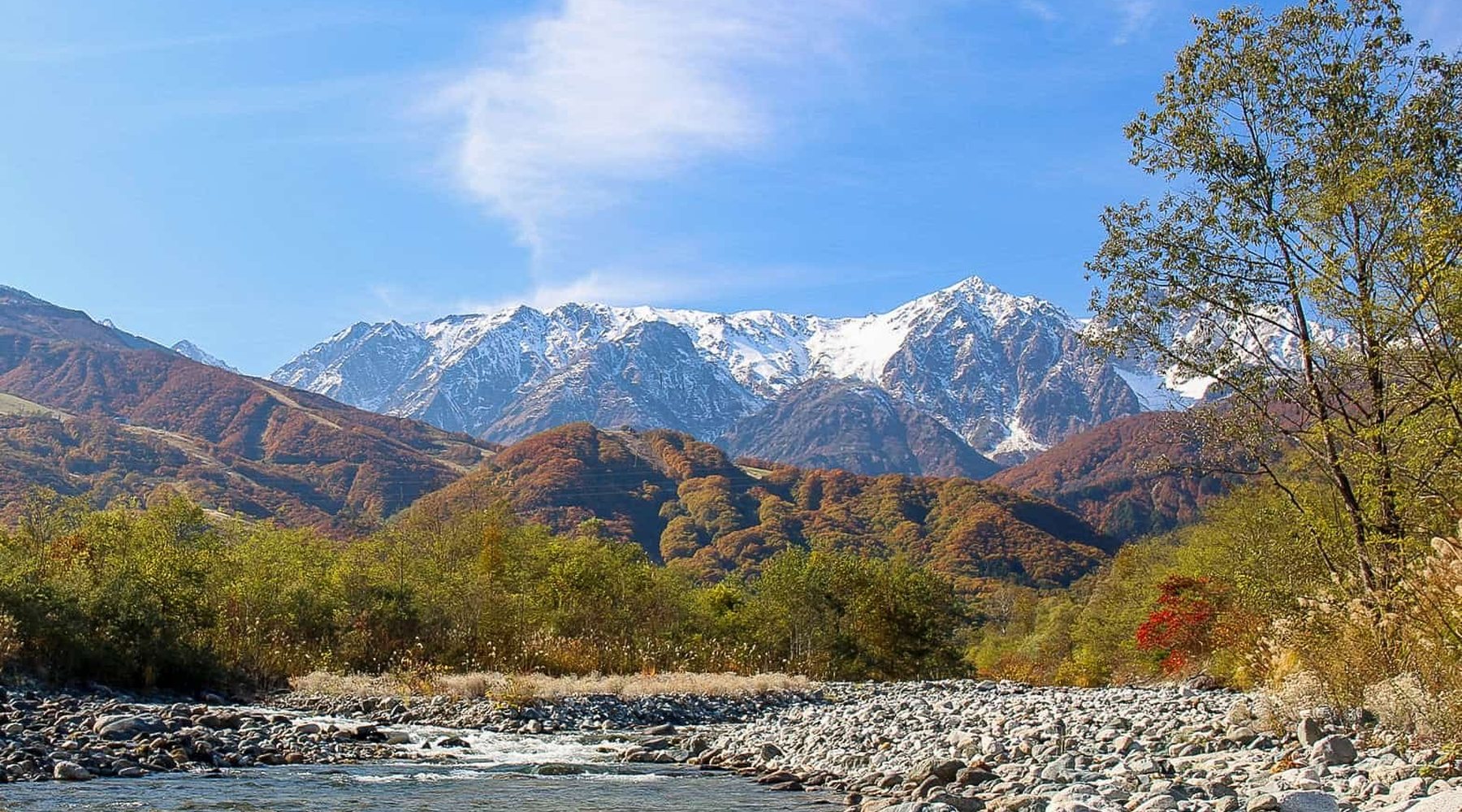 The Alps above the lake
