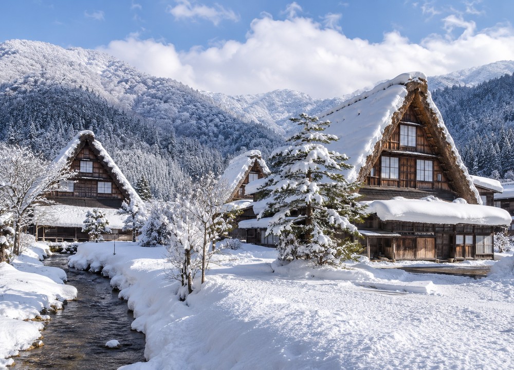 Winter villages en route
